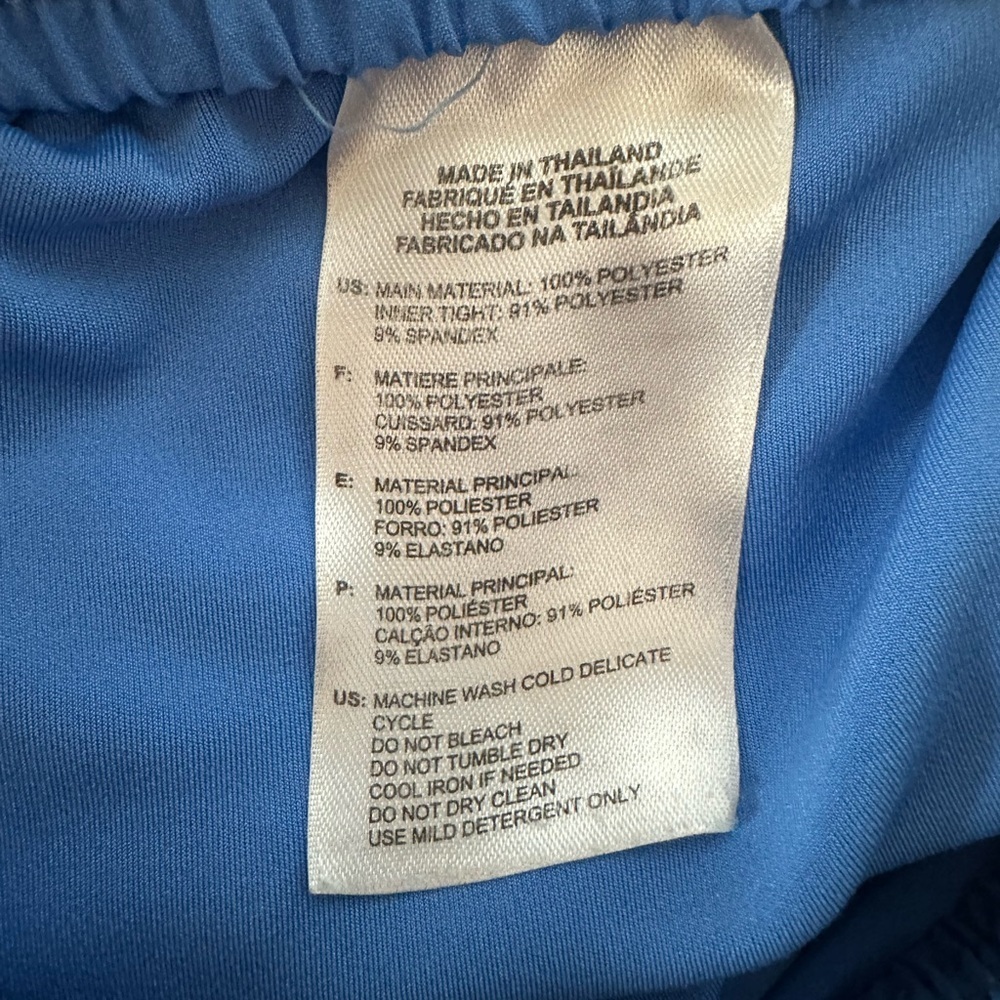 Adidas Blue Performance Athletic Shorts - Picture 9 of 12